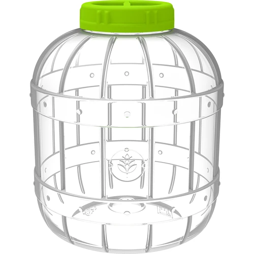 Onbreekbare, multifunctionele pot, 8 L  - 1 ['potten', ' grote pot', ' augurkenpot', ' voor fermentatie', ' voor likeuren', ' plastic pot', ' lichte pot', ' pot van kunststof']