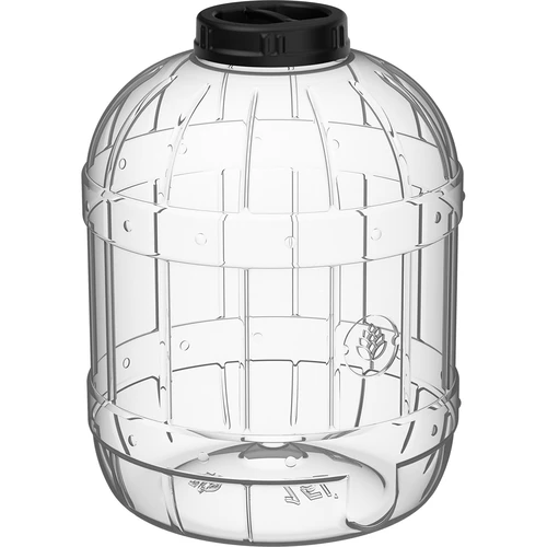 Onbreekbare, multifunctionele pot met zwarte deksel, 15L - 2 ['potten voor conserven', ' pot', ' pot voor augurken', ' voor likeuren', ' pot 15 l', ' pot met certificaat', ' onbreekbare pot', ' universele pot', ' multifunctionele pot', ' pot voor conserven', ' plastic pot', ' pot van kunststof']