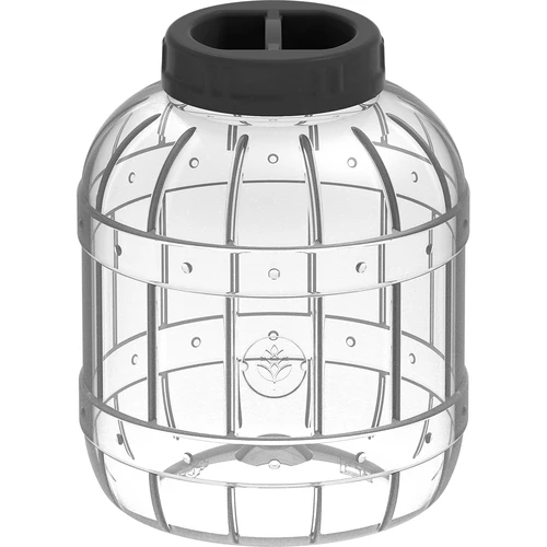 Onbreekbare, multifunctionele pot met zwarte deksel, 5L  - 1 ['potten voor conserven', ' pot', ' pot voor augurken', ' voor likeuren', ' pot 5l', ' pot met certificaat', ' onbreekbare pot', ' universele pot', ' multifunctionele pot', ' pot voor conserven', ' plastic pot', ' lichte pot']