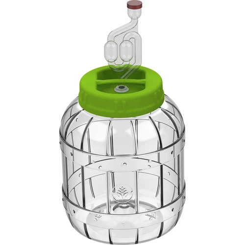 Onbreekbare pot voor inmaken, 3 L  - 1 ['ingemaakte augurken', ' ingemaakte bloemkool', ' ingemaakte bieten', ' bietenzuurdesem', ' kunststof pot', ' plastic pot', ' zelfgemaakte ingemaakte groenten', ' pot 3L', ' pot met certificaat voor inmaken', ' pet pot']