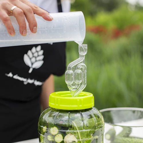 Onbreekbare pot voor inmaken, 3 L - 5 ['ingemaakte augurken', ' ingemaakte bloemkool', ' ingemaakte bieten', ' bietenzuurdesem', ' kunststof pot', ' plastic pot', ' zelfgemaakte ingemaakte groenten', ' pot 3L', ' pot met certificaat voor inmaken', ' pet pot']