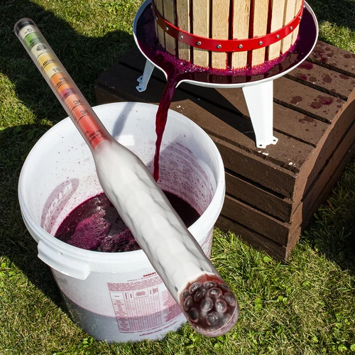 Onbreekbare suikermeter met maatcilinder, meetbereik: -5-35°Blg - 8