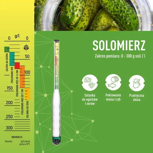 Onbreekbare zoutmeter met proefbuis, meetbereik: 0-300 g zout/L - 5 ['zoutmeter', ' onbreekbare zoutmeter', ' veilige zoutmeter', ' onbreekbare zoutmeter', ' areometer voor het meten van zout', ' meten van de hoeveelheid zout', ' instrument voor het meten van zout', ' eenvoudig meten van de hoeveelheid zout in water', ' zoutmeting in vloeistof', ' zoutgehalte meting', ' zoutgehalte-indicator', ' zoutmeter met duidelijke schaal', ' welke zoutmeter te kiezen', ' cadeau voor een zuurkoolmaker', ' innovatieve zoutmeter', ' zoutgehalte-indicator in vloeistoffen', ' pekelen', ' zuurkool maken', ' pekelen', ' zuurkool', ' pekel', ' hoeveel zout in pekel', ' augurken pekel']