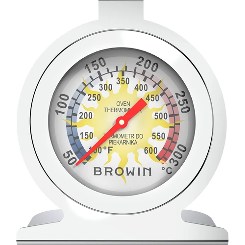 Oventhermometer (50°C tot +300°C) Ø6,1cm - 2 ['keukenthermometer', ' bakthermometer', ' oven thermometer', ' hangthermometer', ' staand thermometer', ' vleesthermometer', ' keuken thermometers', ' oven thermometers', ' rookthermometer']