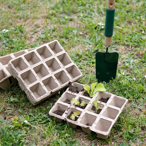 Papieren potten 4,5 x 5 x 4,5, set van 5 stuks. - 6 ['papieren potten', ' papieren pot', ' pot voor zaailingen', ' pot voor kruiden', ' pot voor kruiden', ' hoes van papierpulp', ' papieren hoes', ' potten voor stekken', ' papieren potten voor zaailingen', ' pot voor zaden', ' pot voor zaden.']