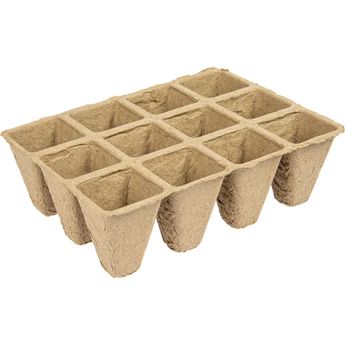 Papieren potten 4 x 4 x 4,5, set van 5 stuks  - 1 ['papieren potten', ' papieren pot', ' pot voor zaailingen', ' pot voor kruiden', ' pot voor kruiden', ' hoes van papierpulp', ' papieren hoes', ' potten voor stekken', ' papieren potten voor zaailingen', ' pot voor zaden', ' pot voor zaden']