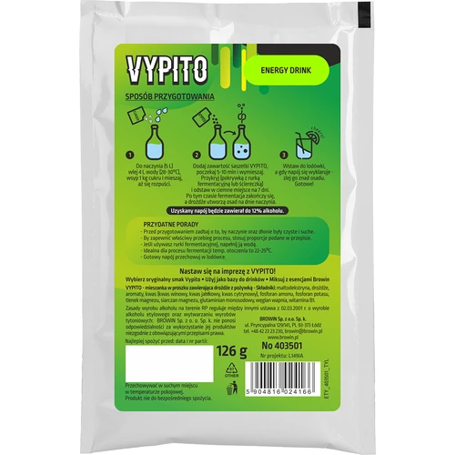 Partyset - Vypito Energy drink - 3