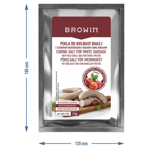 Pekelmix voor witte worst, met functioneel eiwit en acerola, 66g - 4