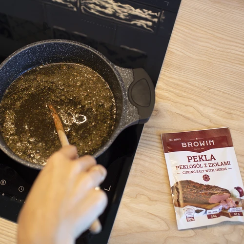 Pekelzout met kruiden "Pekla" - 70 g - 5 ['voor pekelen', ' voor ham', ' voor hammen', ' vleeswaren', ' pekeloplossing', ' zelfgemaakte ham', ' voor roken', ' voor bakken']