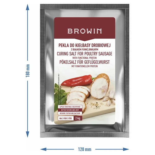 Pekelzout - Pekla voor gevogelteworst, met functioneel eiwit, 60g - 4