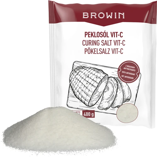 Pekelzout Vit-C - 400 g - 3 ['pekelzout', ' pekel', ' pekelzout', ' pekel voor vlees', ' pekelzout voor vlees', ' conservering van vlees', ' conservering van vleeswaren', ' conservering van vleeswaren', ' voor pekelen', ' pekeloplossing', ' vitamine C', ' natriumascorbaat']