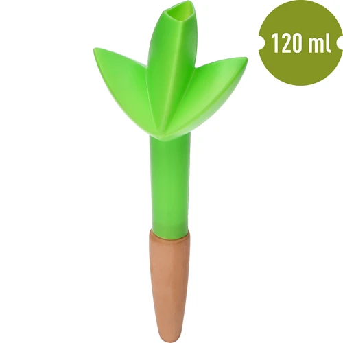 Plantengieter – groen blad met keramische voet, 120 ml - 2 ['plantengieter', ' gieter', ' gieter in de vorm van een blad', ' originele gieter', ' plantenbescherming', ' plantenverzorging', ' bloementuit', ' watergevend blad', ' watergevende bollen', ' watergevende bol', ' design gieter', ' hoe zorg je voor planten', ' mooie huisaccessoires', ' design gieters', ' unieke watergevende bollen', ' universele gieter', ' groene gieter', ' gieter voor kleine planten en kamerbloemen', ' keramische voet', ' keramische gieter', ' gieter met keramische voet']