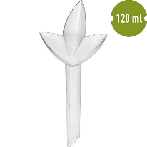 Plantengieter – transparant blad, 120 ml - 2 ['plantengieter', ' gieter', ' gieter in de vorm van een blad', ' originele gieter', ' plantenbescherming', ' plantenverzorging', ' bloemen gieter', ' watergevend blad', ' watergevende bollen', ' watergevende bol', ' design gieter', ' hoe zorg je voor planten', ' mooie huisaccessoires', ' design gieters', ' unieke watergevende bollen', ' universele gieter', ' transparante gieter', ' gieter voor kleine planten en potbloemen']