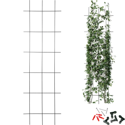Plantensteun - tuinscherm 150 x 45cm  - 1 ['plantensteun', ' struiksteun trellis', ' tuinsteun', ' tuinscherm', ' plantenrek', ' plantsteun', ' bloemensteun', ' tuinplantensteun', ' klimopsteun', ' stalen steun', ' steun met muurbevestiging', ' klimplantensteun', ' rozenstruiksteun', ' zwarte steun', ' welke plantensteun kiezen', ' verzorgde tuin', ' klimplantenrek', ' rozensteun', ' klimopsteun', ' voor rozenstruiken', ' metalen bloemensteunen', ' tuinaccessoires', ' hoe zorg je voor planten', ' aanbevolen plantensteunen', ' trellisvormige steun', ' muurbevestigde steun']