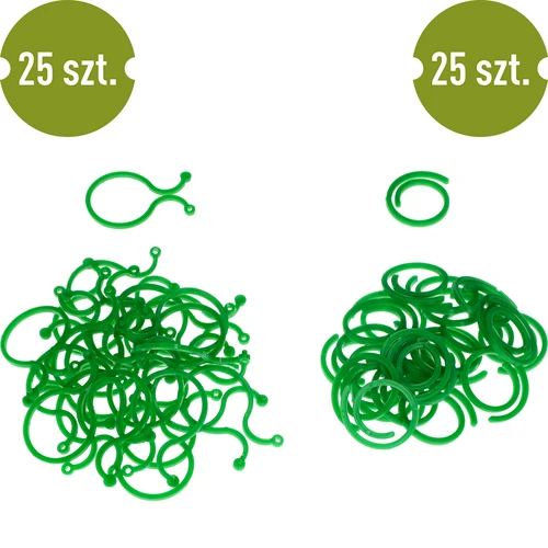 Plastic clips voor het vastmaken van planten, mix 50 stuks. - 2 ['plantenlabels', ' labels voor het beschrijven van planten', ' voor het beschrijven van planten', ' informatieborden voor planten', ' borden voor planten']
