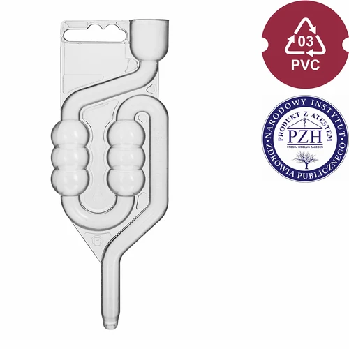 Plastic fermentatiebuis, 6-kamer - 2 ['fermentatiebuis', ' onbreekbare fermentatiebuis', ' plastic fermentatiebuis', ' grote fermentatiebuis', ' buis voor fermentatie', ' buis voor wijn', ' buis voor stellingen', ' buis voor inmaken', ' 6-kamer browin buis', ' fermentatiebuizen']