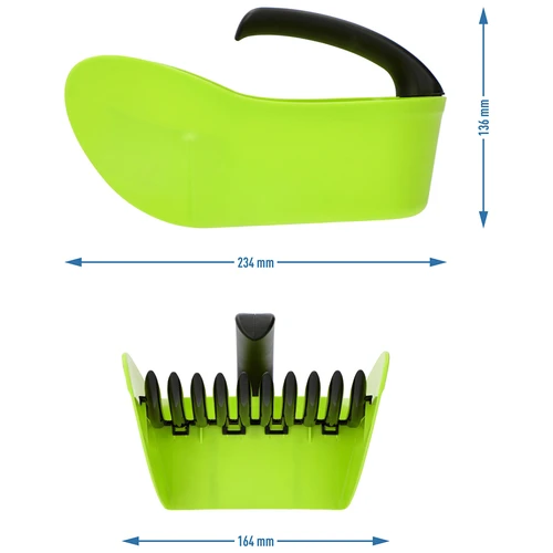 Plukker voor kleine vruchten, groen, van kunststof - 9 ['plukker voor kleine vruchten', ' machine voor het plukken van kleine vruchten', ' fruitkam', ' machine voor het plukken van struiken', ' plukker voor bessen en bosbessen', ' plukker voor aalbessen', ' plukker voor aronia', ' plukken van kleine vruchten', ' plukken van bosbessen en bessen', ' gereedschap voor tuinwerk', ' tuingereedschap', ' praktische gereedschappen voor het plukken van fruit', ' plukken van kleine vruchten', ' tuinaccessoires']