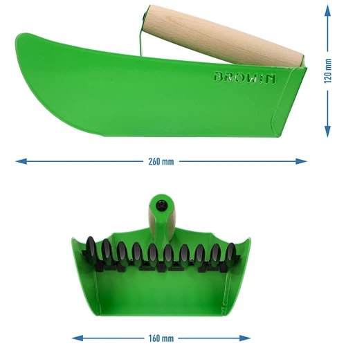 Plukker voor kleine vruchten, metalen groen - 9 ['plukker voor kleine vruchten', ' machine voor het plukken van kleine vruchten', ' fruitkam', ' machine voor het plukken van struiken', ' plukker voor bessen en bosbessen', ' plukker voor aalbessen', ' plukker voor aronia', ' plukken van kleine vruchten', ' plukken van bosbessen en bessen', ' gereedschap voor tuinwerk', ' tuingereedschap', ' praktische gereedschappen voor het plukken van fruit', ' plukken van kleine vruchten', ' tuinaccessoires']