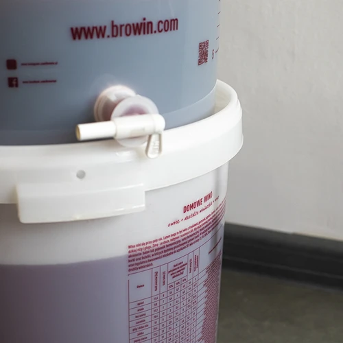 Pojemnik fermentacyjny 30 L z pokrywką i kranem - 8