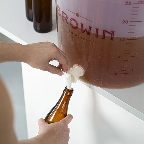 Pojemnik fermentacyjny 30 L z pokrywką i kranem - 14