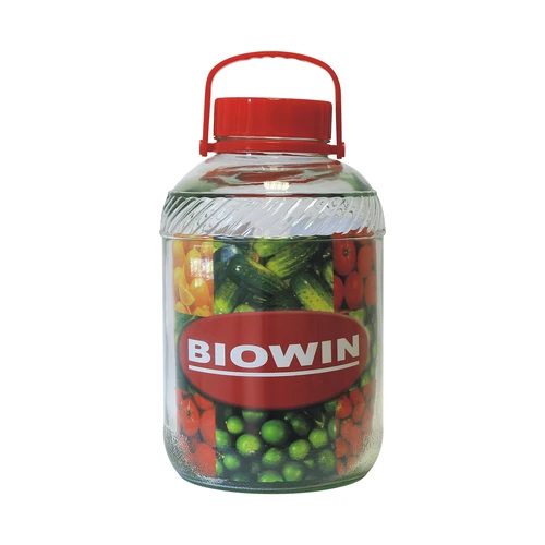 Pot 12 L met plastic deksel  - 1 ['grote pot', ' grote sloik', ' grote pot', ' grote pot', ' grote glazen pot', ' pot voor conserven', ' voor fermentatie', ' voor komkommers', ' voor kool', ' industriële pot', ' pot met tang', ' pot tang', ' tang voor komkommers']