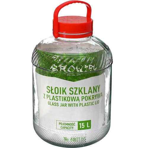 Pot 15 L met plastic deksel - 2