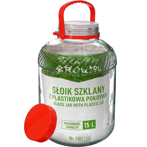 Pot 15 L met plastic deksel - 3