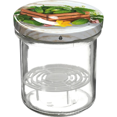 Pot 350 ml met deksel en pers - 6 stuks - 3 ['potten', ' kleine potten', ' potje', ' glazen pot', ' glazen potten', ' pot met deksel', ' potten voor conserven', ' pot voor wecken', ' potten voor wecken', ' potten voor kruiden', ' pot voor jam', ' pot voor confituur', ' pot voor honing', ' potje voor honing', ' pers', ' pers voor conserven', ' pers voor potten']