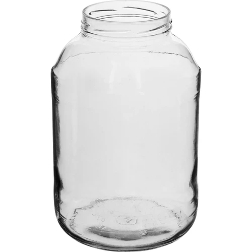 Pot 4 L, gekleurd deksel + vork of tang - 2 ['pot', ' glazen pot', ' glazen pot met deksel', ' pot met schroefdeksel', ' pot voor het inmaken van augurken', ' pot voor augurken', ' pot voor likeuren', ' pot voor likeuren', ' pot met tang', ' tang voor augurken', ' keukentang']