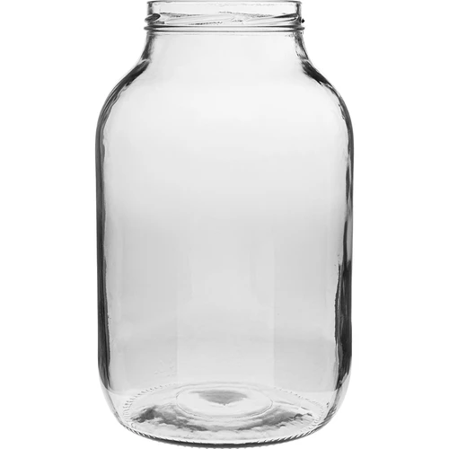 Pot 4L met zwarte deksel ø 100 - 3 ['pot voor likeur', ' voor likeuren', ' pot 4l', ' glazen pot', ' pot met deksel', ' deksel fi100', ' pot voor gedroogde paddenstoelen', ' pot voor opslag', ' pot voor fermentatie', ' pot voor conserven', ' ingelegde komkommers', ' pot voor kimchi']