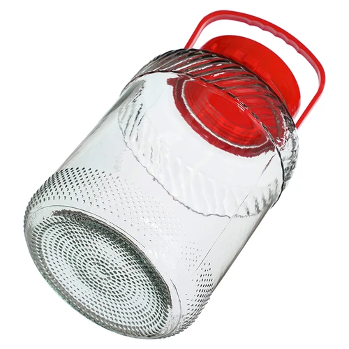 Pot 5 L met plastic deksel - 3 ['grote pot', ' grote sloik', ' grote pot', ' grote pot', ' grote glazen pot', ' pot voor conserven', ' voor fermentatie', ' voor komkommers', ' voor kool', ' industriële pot', ' pot met tang', ' pot tang', ' tang voor komkommers']