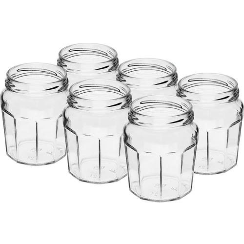 Pot Confituur 230ml met zwarte dek. fi63/4 - 6st - 4 ['pot', ' pot confituur', ' pot 230 ml', ' set van potten', ' glazen potten', ' pot voor conserven', ' potten voor honing', ' potten 6 stuks', ' glazen pot', ' potten voor jam', ' potten voor confituren', ' potten voor marmelades', ' pot voor honing', ' potten met deksels']