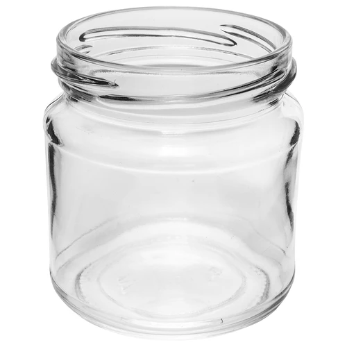 Pot met een inhoud van 212 ml, met gekleurde deksels ø 66. - 3 ['pot', ' potje', ' klein potje', ' kruidenpot', ' potje']