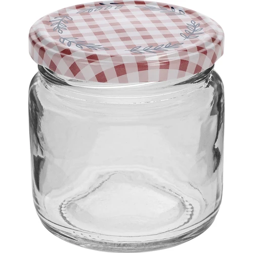 Pot TO 106 ml met gekleurde deksel fi 53 - 6 stuks - 2