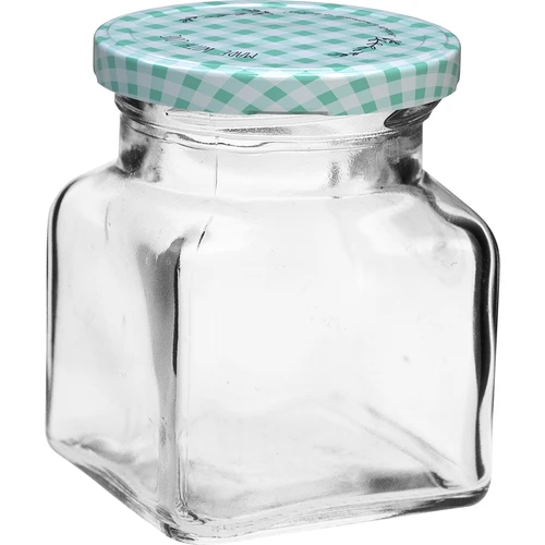 Pot TO 120 ml Vier hoeken fi 53 deksel - 6 stuks - 2