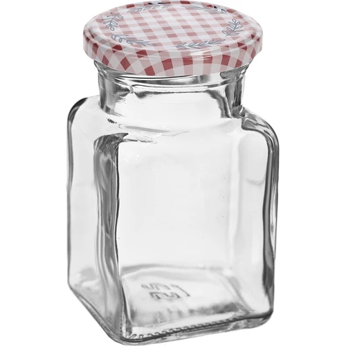 Pot TO 150 ml Vier hoeken fi 53 deksel - 6 stuks - 3