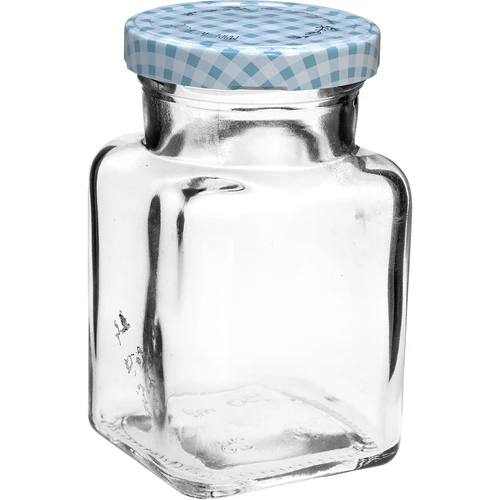 Pot TO 150 ml Vier hoeken fi 53 deksel - 6 stuks - 2
