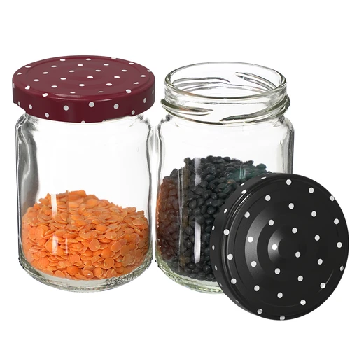 Pot TO 156 ml gekleurde deksel fi 53/4 -6 stuks - 6 ['potjes', ' kleine potjes', ' potje', ' glazen pot', ' glazen potjes', ' pot met deksel', ' potjes voor conserven', ' pot voor wecken', ' potjes voor wecken', ' potjes voor kruiden', ' pot voor jam', ' pot voor confituur', ' pot voor honing', ' potje voor honing']
