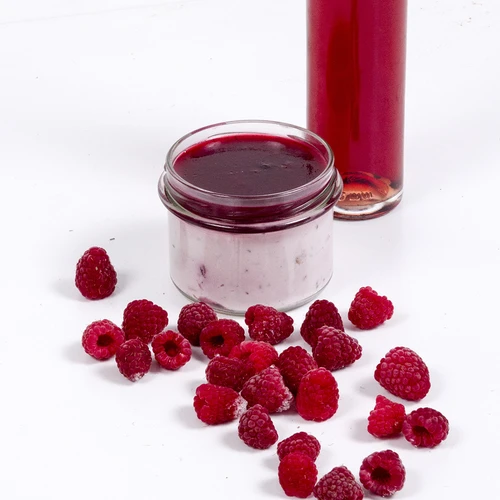 Pot TO 235 ml met gekleurde deksel fi82 - 6 stuks - 11 ['glazen pot', ' decoratieve deksels', ' voor conserven', ' voor conserven', ' voor jam', ' set potten']
