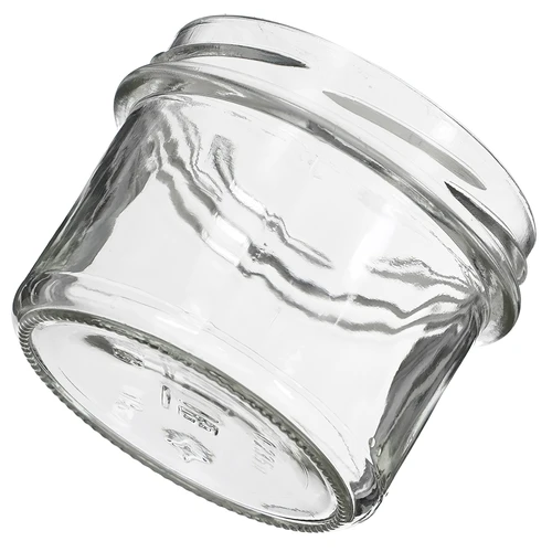 Pot TO 235 ml met gekleurde deksel fi82 - 6 stuks - 4 ['glazen pot', ' decoratieve deksels', ' voor conserven', ' voor conserven', ' voor jam', ' set potten']