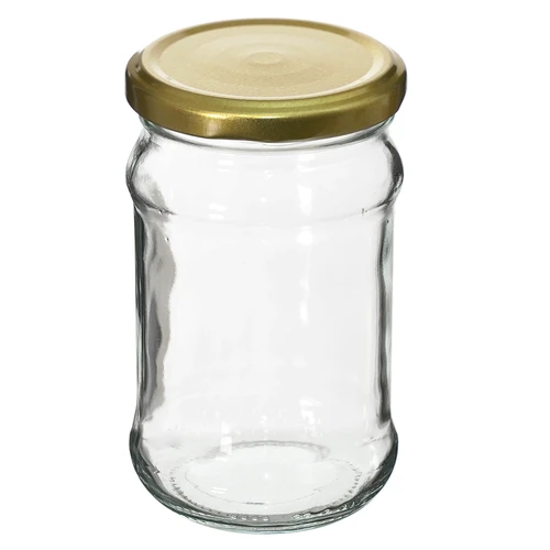 Pot TO 300 ml met gouden deksel fi 66 - 6 stuks - 2