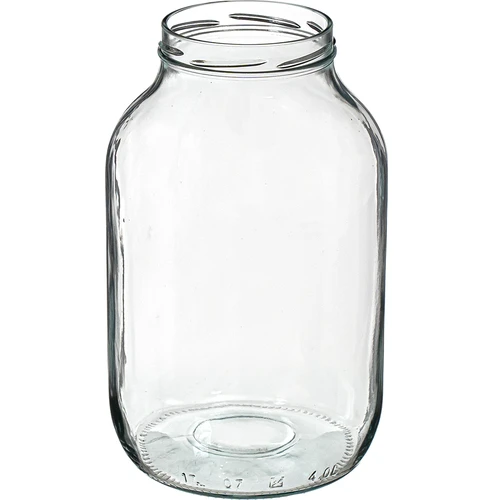 Pot TO 4 L en deksel fi 100 met handvat - 2 ['pot', ' glazen pot', ' glazen pot', ' pot met deksel', ' pot voor het inmaken van augurken', ' pot voor augurken', ' pot voor likeuren', ' pot voor likeuren', ' pot met tang', ' tang voor augurken', ' keukentang']