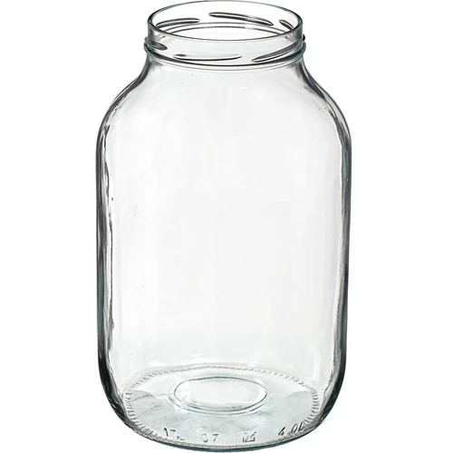 Pot TO 4 L met plastic deksel + tang fi 100 - 2 ['pot', ' glazen pot', ' glazen pot', ' pot met deksel', ' pot voor het inmaken van augurken', ' pot voor augurken', ' pot voor likeuren', ' pot voor likeuren', ' pot met tang', ' tang voor augurken', ' keukentang']