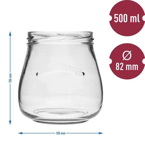 Pot TO 500 ml andere Amfoor - 6 stuks - 2