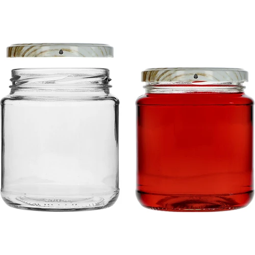 Pot TO, dikke 580ml met gekleurd deksel fi82/6, 6 stuks - 4 ['potten', ' pot', ' set van potten', ' containers', ' glazen containers', ' opslagpotten', ' keukenpotten', ' glazen potten', ' potten met metalen deksel', ' voedselopslagpotten', ' inmaakpotten', ' potten voor kruiden', ' potten voor koffie', ' potten voor thee', ' vaatwasmachinebestendige potten', ' glazen pot', ' pot met deksel', ' set van potten', ' potten voor jam', ' dikke pot', ' dikke']