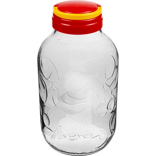 Pot voor likeuren 5L en deksel met handvat - 2 ['Pot voor likeuren', ' voor likeuren', ' pot voor alcohol', ' pot voor fermentatie', ' pot voor punch', ' pot voor limonade', ' pot 5L', ' pot met deksel', ' pot met handvat', ' decoratieve pot', ' decoratieve pot', ' pot voor conserven', ' pot', ' glazen pot']