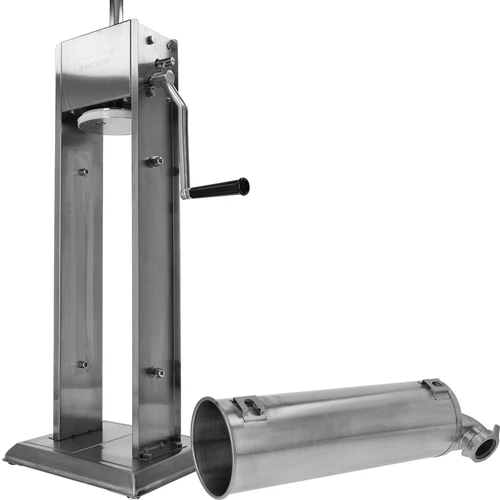 Premium verticale worstenvuller, 7 L - 6 ['worstenvuller', ' verticale worstenvuller', ' beste worstenvuller', ' worstmachine', ' worstmaker', ' worstmaker', ' worstmaakset', ' worstvuller', ' slagersvuller', ' verticale vuller', ' trechters voor vullers', ' innovatieve slagersvuller', ' vuller van 7 L', ' zelfgemaakte worsten', ' zelfgemaakte vuller']