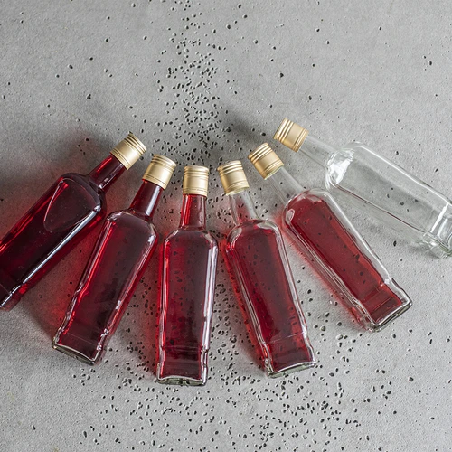 Princiepsfles 500 ml met dop, 6 stuks - 8 ['decoratieve fles', ' fles voor wodka', ' fles voor alcohol', ' fles voor likeur', ' decoratieve flessen']
