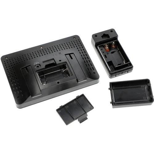 RCC weerstation, DCF – elektronisch, verlicht, draadloos, sensor, zwart - 9 ['draadloos weerstation', ' weerstation', ' draadloze sensor', ' drukmeting', ' vochtigheidsmeting', ' weerstation', ' multifunctioneel weerstation', ' elektronisch weerstation', ' multifunctionele weersomstandighedenmeter', ' praktisch cadeau']