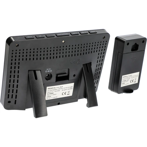 RCC weerstation, DCF – elektronisch, verlicht, draadloos, sensor, zwart - 7 ['draadloos weerstation', ' weerstation', ' draadloze sensor', ' drukmeting', ' vochtigheidsmeting', ' weerstation', ' multifunctioneel weerstation', ' elektronisch weerstation', ' multifunctionele weersomstandighedenmeter', ' praktisch cadeau']